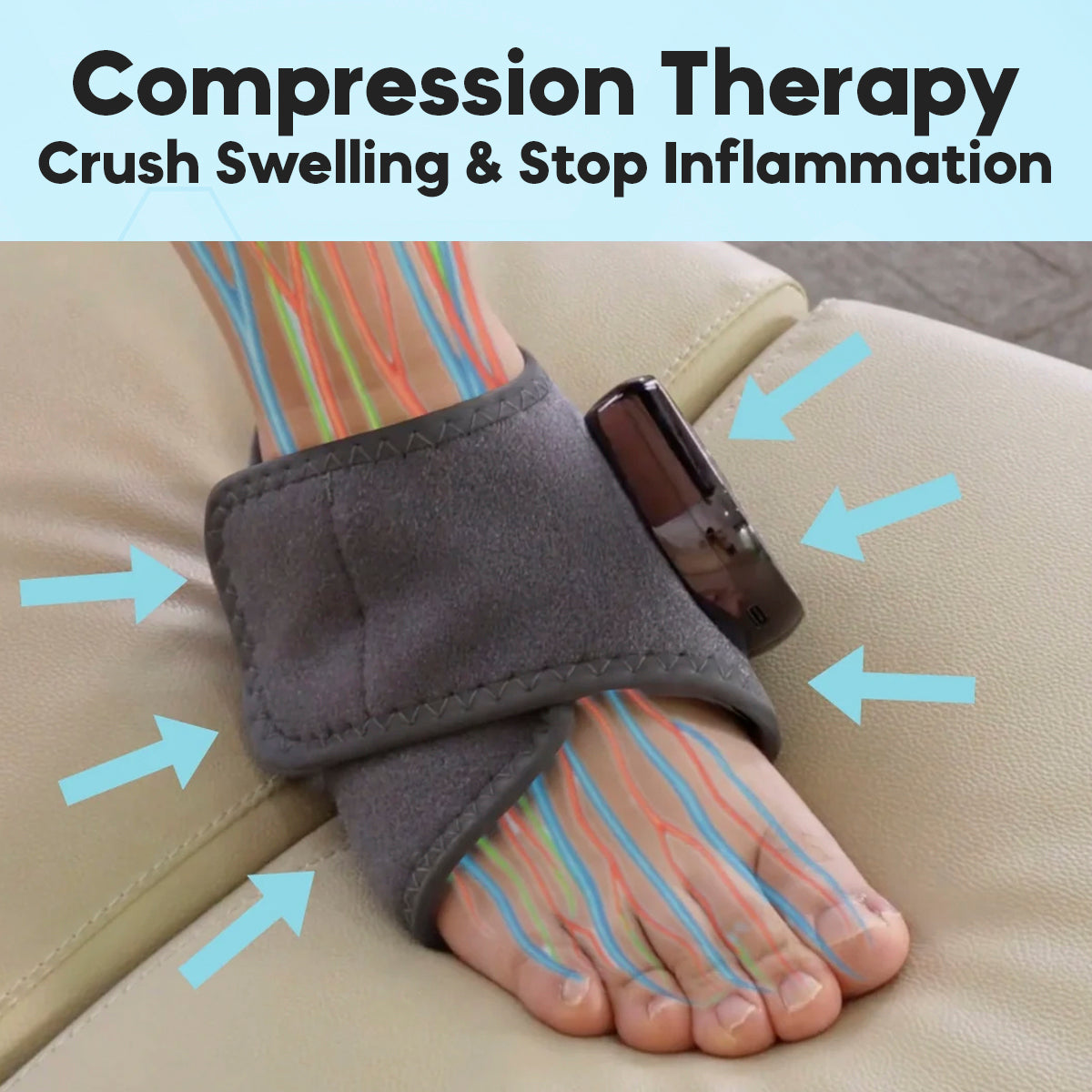 Relieva™ PRO - Advanced Foot Pain & Swollen Feet Relief Therapy