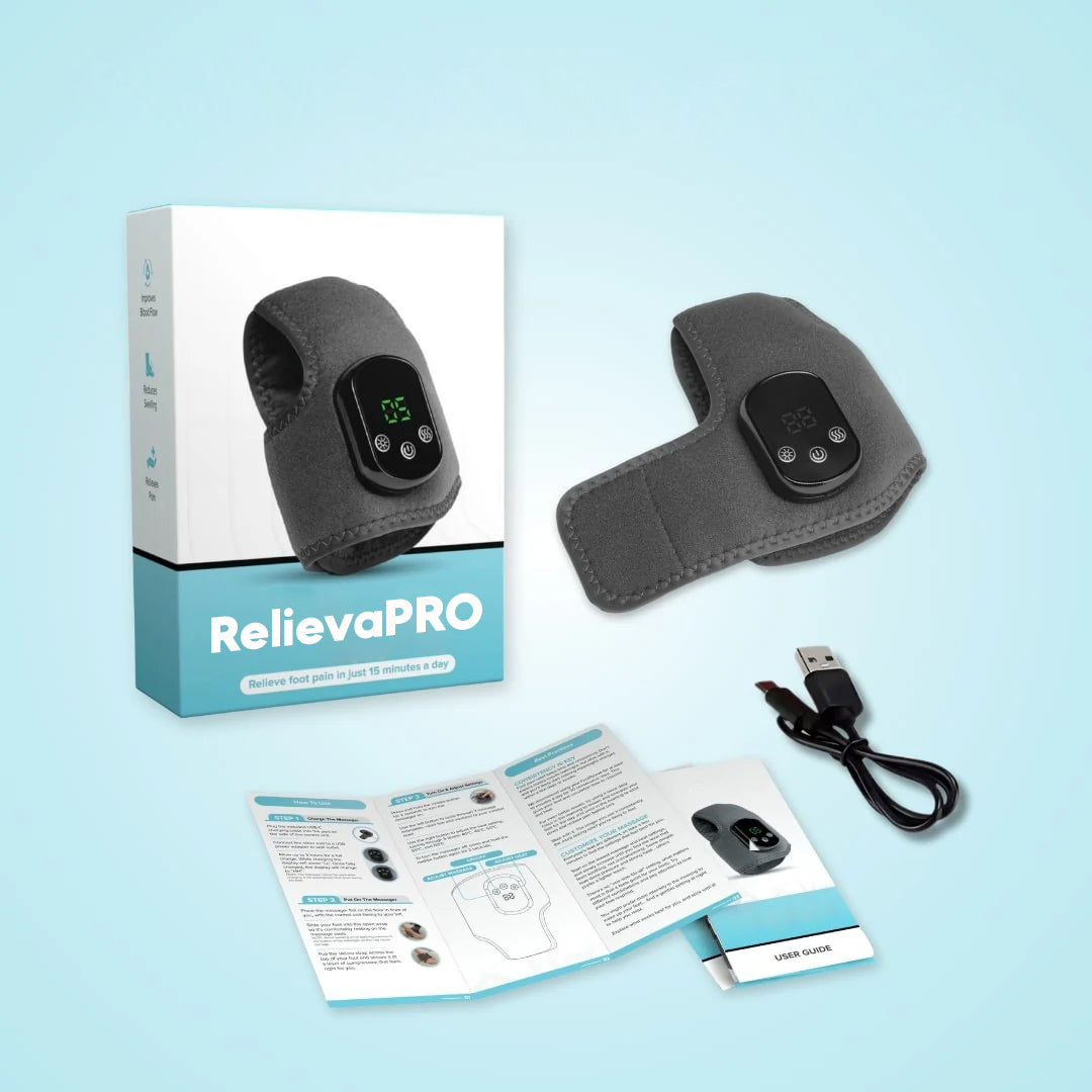 Relieva™ PRO - Advanced Foot Pain & Swollen Feet Relief Therapy
